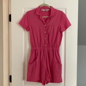 Pink 80s small vintage jumpsuit